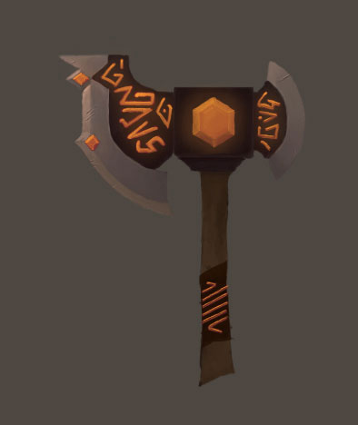 axe - drawing